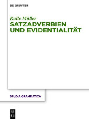 cover image of Satzadverbien und Evidentialität